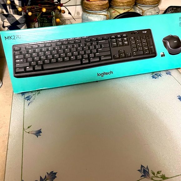 Logitech key board with mouse . Brand new in box - Picture 1 of 3